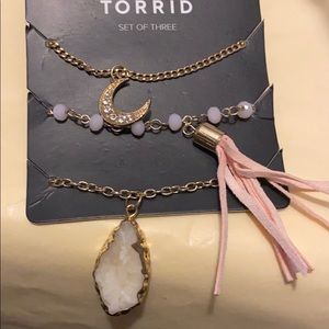 torrid Jewelry - Torrid 3 piece gold tone necklace set torrid Jewelry - Torrid 3 piece gold tone necklace set
